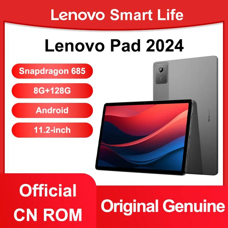 Lenovo New Pad 2024 Tablet - 11" Display, 8GB RAM, 128GB Storage, Snapdragon 685, Android, WiFi, Ideal for Students and Entertainment