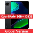 VAT Include Global Version Xiaomi Pad 6 Snapdragon® 870 Tablet 33W Fast Charging 13MP Camera 8840mAh 144Hz 11" Display  ourlum.com 8GB 128GB Grey Official Standard brazil