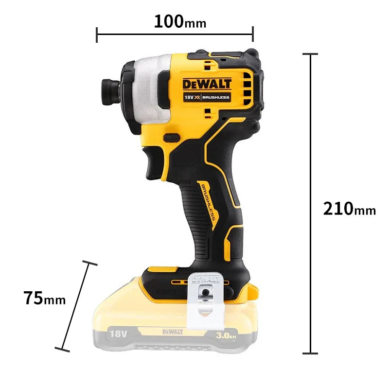 DEWALT 18V Brushless Impact Driver - 205NM Cordless Power Tool for DIY & Professionals