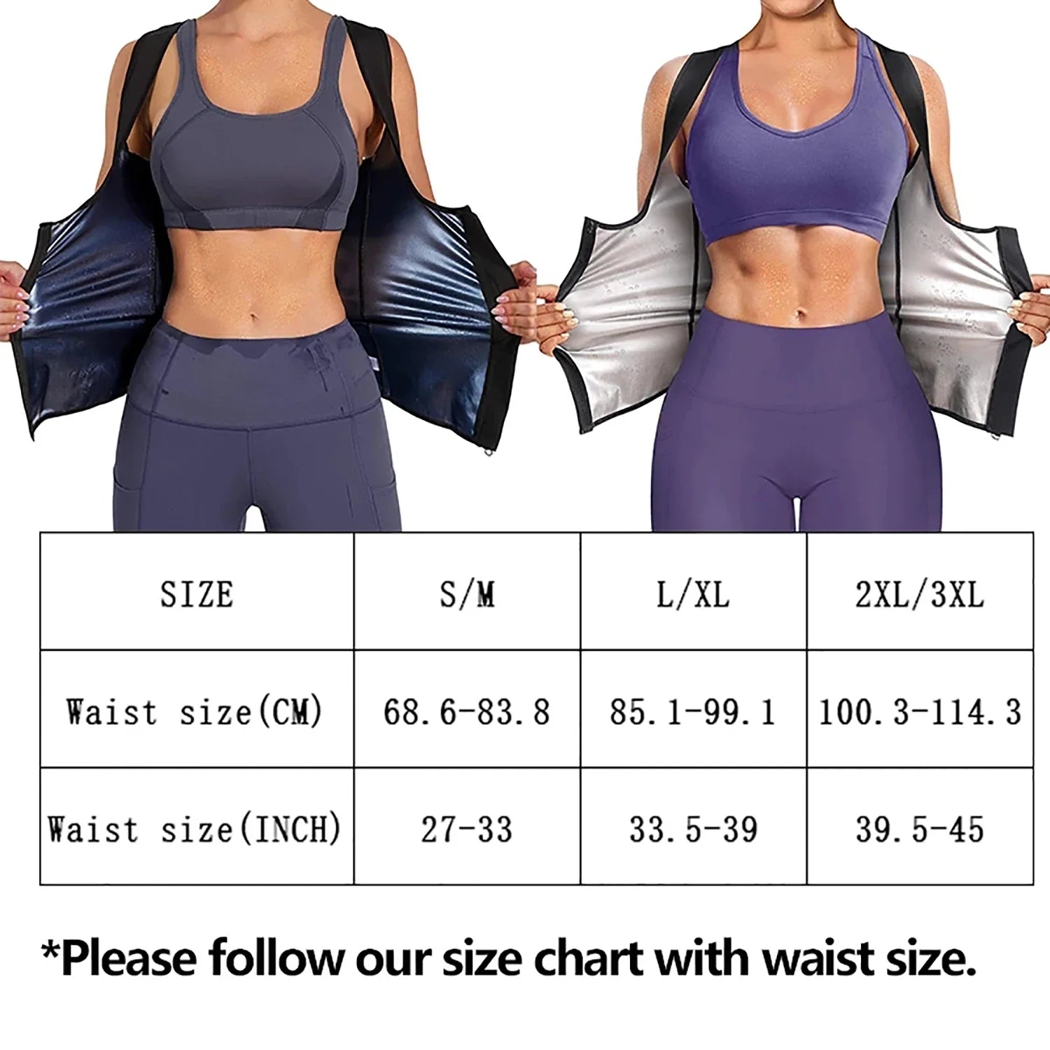 Thermo Sweat Shaper Vest for Women - Slimming Waist Trainer & Gym Top