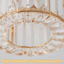 Glass Led Pendant Light Modern Ceiling Lamp Adjustable Fixture