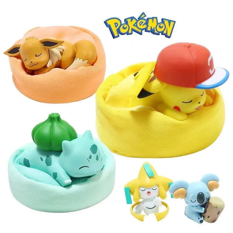 Dreamy Pikachu Bulbasaur Pokemon Model Kit: Car Decor Set  ourlum.com   