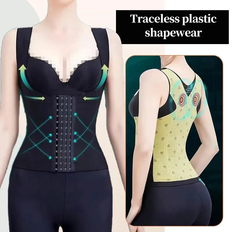 Women Waist Trainer Shapewear Body Slimming Body Shaper Vest Posture Belt Belly Sheath Women Shapers Corset