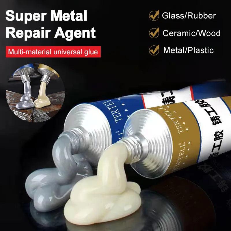 Industrial Metal Repair Adhesive - High Strength AB Glue for Cast Iron - Heat and Cold Resistance - Heavy Duty Welding Agent  ourlum.com   
