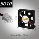 Cooling Turbo Fan: Brushless Technology for Versatile 3D Printing  ourlum.com 50mmx50mmx10mm 24V 