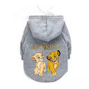 Lion King Anime Print Pet Hoodie: Disney Brand Dog Clothes for Cats and Dogs  ourlum.com 8 XS CHINA