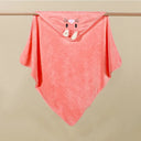 CuteCartoon Animals Soft Coral Velvet Quick-Dry Bath Towel