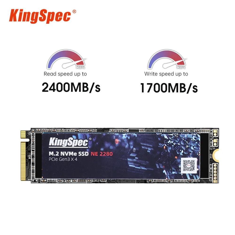 KingSpec M2 SSD NVMe: Boost Your System with High-Performance Storage  ourlum.com 128GB  