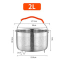 Stainless Steel Steamer Basket for Rice and Vegetables Cooking