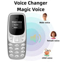 SERVO Small Mobile Phone Bluetooth Dialer Magic Voice Low Radiation Mini Cellphone