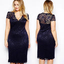 Lace Party Dress: Stylish Plus Size Summer Fashion Dress