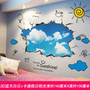 3D Wall Stickers Stylish Creative Decorations Dormitory Bedroom Background Wall Artificial Mural and Wallpaper Self-Adhesive