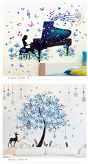 3D Wall Stickers Stylish Creative Decorations Dormitory Bedroom Background Wall Artificial Mural and Wallpaper Self-Adhesive