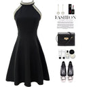 Black Halter Dress: Elegant Style for Millennials Dress