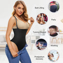 High-Waist Thong Bodysuit Shapewear for Tummy Control and Curves