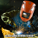 HITBOX Welding Helmet Auto Darkening Large Viewing Screen