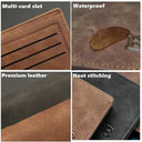 Leather Wallet: Stylish Men's Coin Purse with Minimalist Design