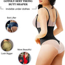 High-Waist Thong Bodysuit Shapewear for Tummy Control and Curves