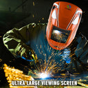 HITBOX Welding Helmet Auto Darkening Large Viewing Screen