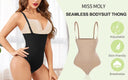 High-Waist Thong Bodysuit Shapewear for Tummy Control and Curves