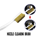 Copper Wire Toothbrush Nozzle: Versatile Cleaning Tool for 3D Printers  ourlum.com 1PCS  