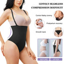 High-Waist Thong Bodysuit Shapewear for Tummy Control and Curves