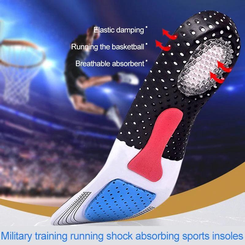 Silicone Orthotic Arch Support Insoles for Men and Women - Memory Foam Cushioned Shoe Inserts  ourlum.com   