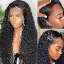 30-40 Inch Deep Wave Curly Lace Front Wig HD Lace Hair