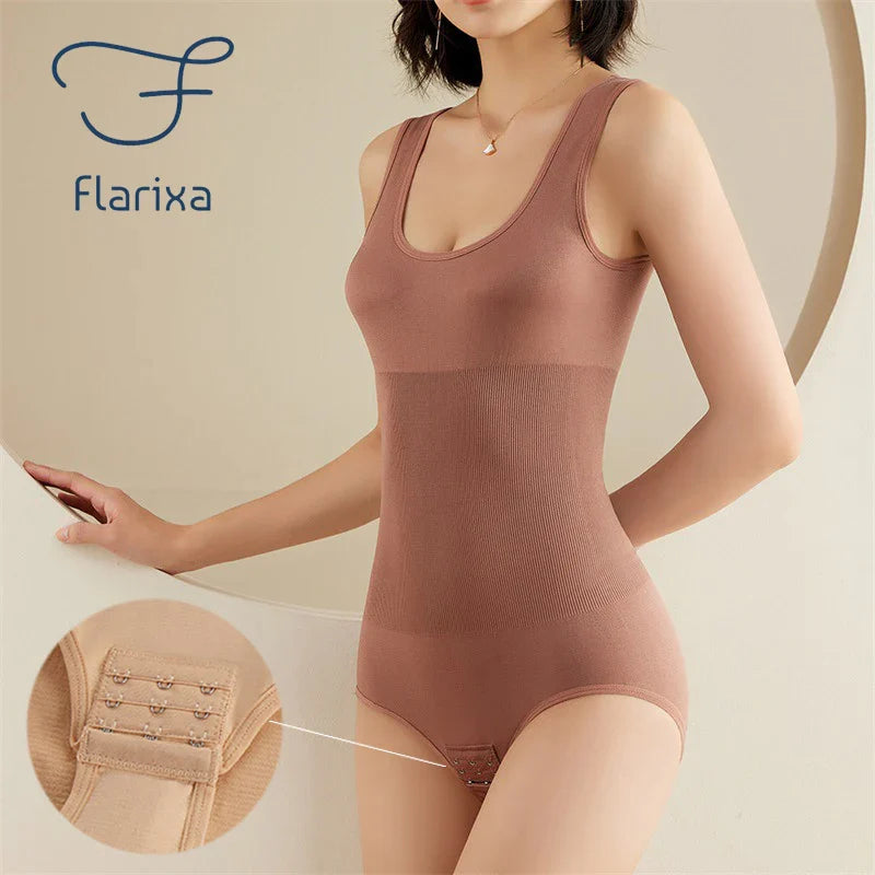 Flarixa Plus Size Seamless Body Shapewear Corset for Ultimate Slimming Comfort