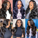 Luxury Body Wave Lace Front Wig Natural Human Hair 24 Inch