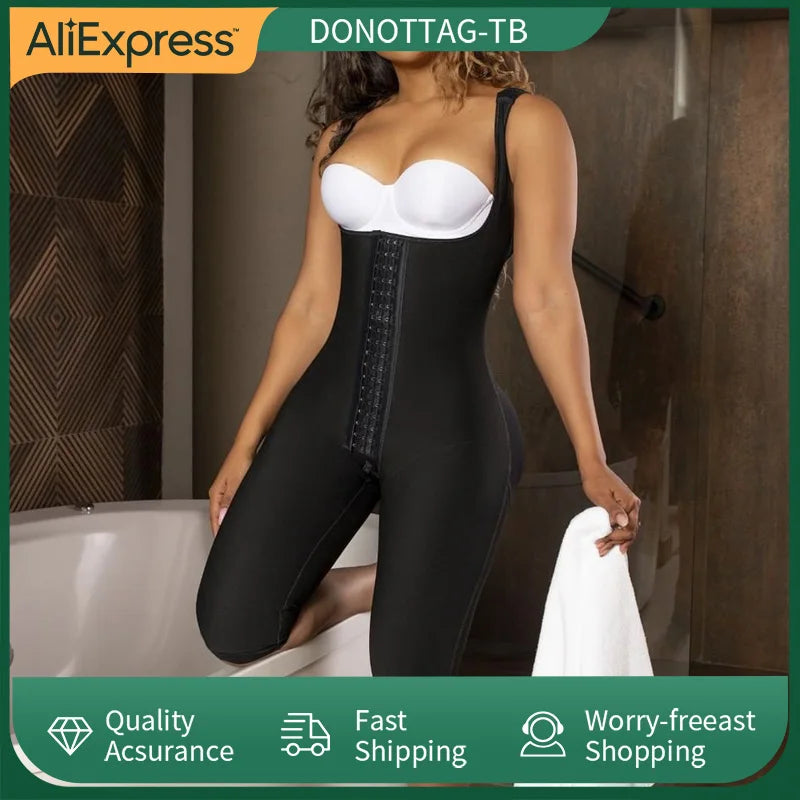 Ultimate Compression Shapewear Bodysuit with Adjustable Support and Butt Lift