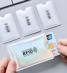 RFID Blocking Aluminum Card Holder: Secure Data Shield for Ultimate Privacy