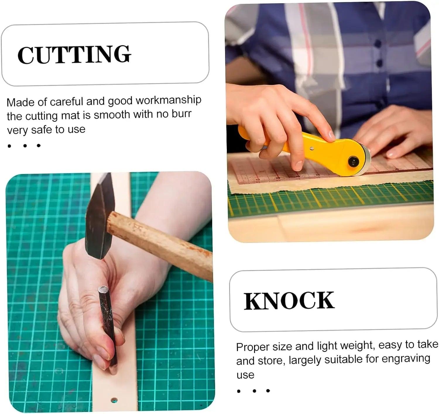 Precision Cutting Mat Set - High-Quality Double-Sided Art Engraving Board for DIY Handmade Crafts  ourlum.com   