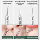 Professional Stainless Steel Blackhead Extractor Kit - Effective Solution for Clear Skin and Pore Cleansing  ourlum.com   