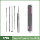 Flawless Skin Blackhead Removal Tool Set for Clear Complexion  ourlum.com 5PCS Sliver Set 1  