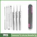 Flawless Skin Blackhead Removal Tool Set for Clear Complexion  ourlum.com 7PCS Sliver Set  