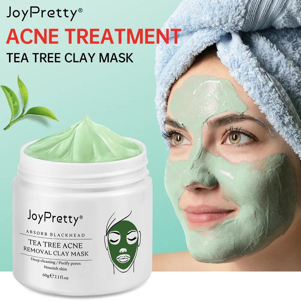 Tea Tree Clay Mask for Acne Treatment and Pore Purification  ourlum.com   