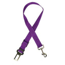 Pet Car Safety Belt with Adjustable Harness for Cats and Dogs - Stylish and Reliable Vehicle Restraint System  ourlum.com purple  