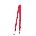 Dual Dog Car Seat Belt with Adjustable Double Head Leash for Enhanced Pet Safety  ourlum.com Red 37-62cm United State