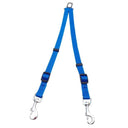 Dual Dog Car Seat Belt with Adjustable Double Head Leash for Enhanced Pet Safety  ourlum.com Blue 37-62cm United State