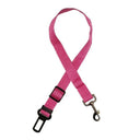 Secure Travel Dog Car Seat Belt - Adjustable Leash Safety Harness for Pets on the Go  ourlum.com Deep Pink 33-60cm Width 2.5cm 