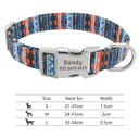 Personalized Adjustable Nylon Pet Collar with Engraved Name Buckle - Ideal for Small to Large Pets  ourlum.com 217H-1 S 