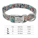 Personalized Adjustable Nylon Pet Collar with Engraved Name Buckle - Ideal for Small to Large Pets  ourlum.com 217H-6 S 