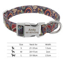 Personalized Adjustable Nylon Pet Collar with Engraved Name Buckle - Ideal for Small to Large Pets  ourlum.com 217H-7 S 