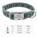 Personalized Adjustable Nylon Pet Collar with Engraved Name Buckle - Ideal for Small to Large Pets  ourlum.com 217H-8 S 