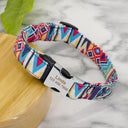 Personalized Adjustable Nylon Pet Collar with Engraved Name Buckle - Ideal for Small to Large Pets  ourlum.com   