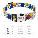 Personalized Adjustable Nylon Pet Collar with Engraved Name Buckle - Ideal for Small to Large Pets  ourlum.com 217-JH S 