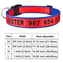 Personalized Embroidered Nylon Dog Collar for Medium to Large Breeds  ourlum.com Color A10 XS 