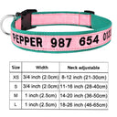 Personalized Embroidered Nylon Dog Collar for Medium to Large Breeds  ourlum.com Color A12 XS 