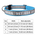 Personalized Embroidered Nylon Dog Collar for Medium to Large Breeds  ourlum.com Color A13 XS 